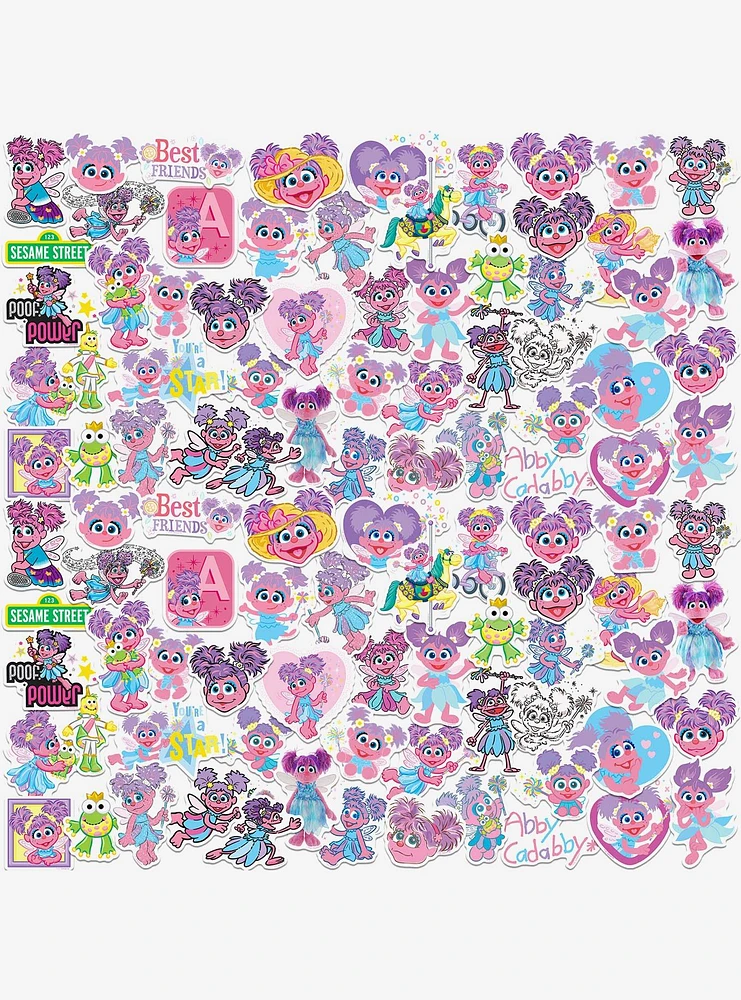 Sesame Street Abby Cadabby 100ct Vinyl Stickers Variety Pack