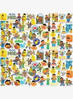 Sesame Street Bert & Ernie 100ct Vinyl Stickers Variety Pack