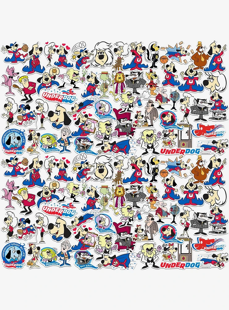 Underdog 100ct Vinyl Stickers Variety Pack