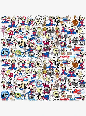 Underdog 100ct Vinyl Stickers Variety Pack