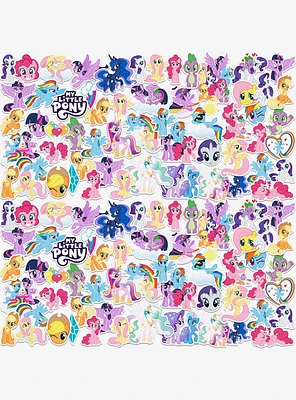 My Little Pony Friendship Is Magic 100ct Vinyl Stickers Variety Pack