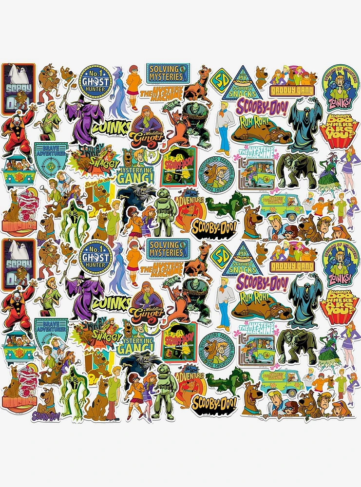 Scooby-Doo! 100ct Vinyl Stickers Variety Pack