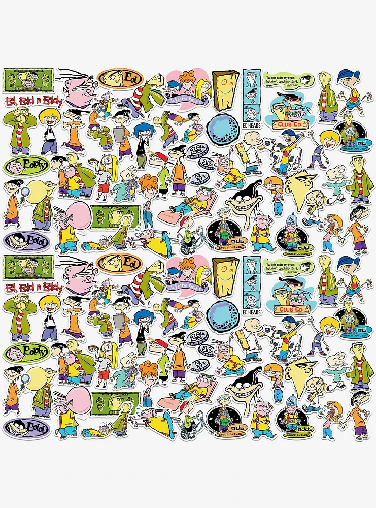 Ed Edd N Eddy 100ct Vinyl Stickers Variety Pack