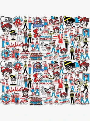 Where's Waldo 100ct Vinyl Stickers Variety Pack