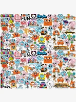 The Amazing World of Gumball 100ct Vinyl Stickers Variety Pack