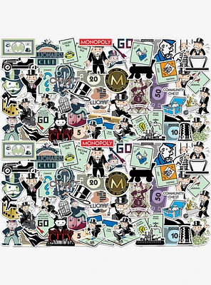 Monopoly 100ct Vinyl Stickers Variety Pack