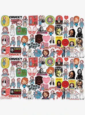 Chucky 100ct Vinyl Stickers Variety Pack