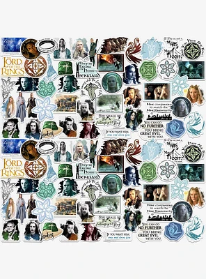 Lord of the Rings Elves of Middle-Earth 100ct Vinyl Stickers Variety Pack