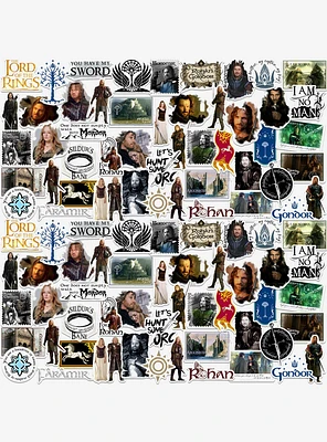 Lord of the Rings Rohan & Gondor 100ct Vinyl Stickers Variety Pack