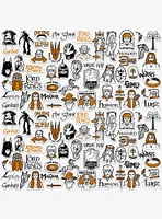 Lord of the Rings Iconic 100ct Vinyl Stickers Variety Pack