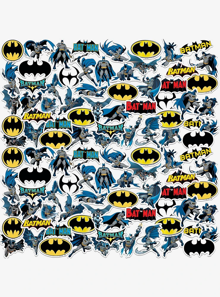 DC Comics Batman Character Poses 100ct Vinyl Stickers Variety Pack