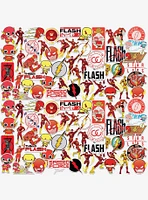 DC Comics The Flash Variety 100ct Vinyl Stickers Variety Pack