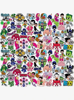 Teen Titans Go! 100ct Vinyl Stickers Variety Pack