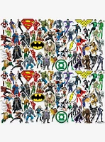 DC Comics Justice League Core Characters 100ct Vinyl Stickers Variety Pack