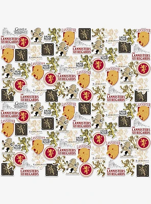 Game of Thrones House Lannister 100ct Vinyl Stickers Variety Pack