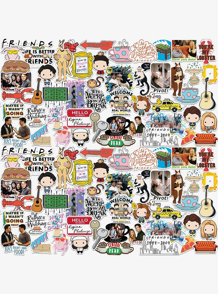 Friends 100ct Vinyl Stickers Variety Pack