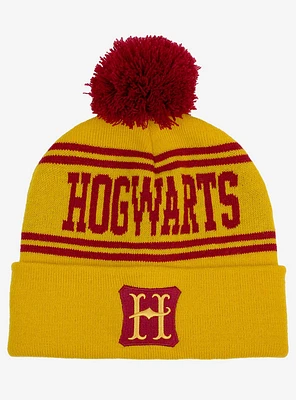 Harry Potter Hogwarts Pom Knit Beanie