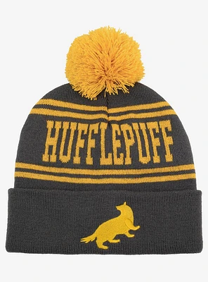 Harry Potter Hufflepuff Pom Knit Beanie