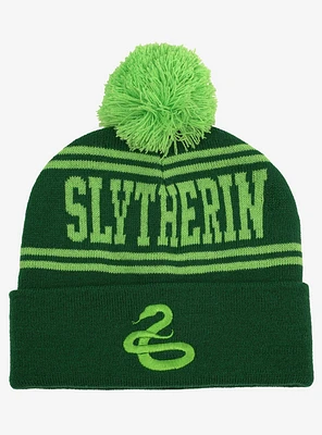 Harry Potter Slytherin Pom Knit Beanie