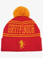 Harry Potter Gryffindor Pom Knit Beanie