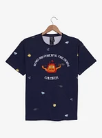 Our Universe Studio Ghibli® Howl's Moving Castle Calcifer Allover Print T-Shirt — BoxLunch Exclusive