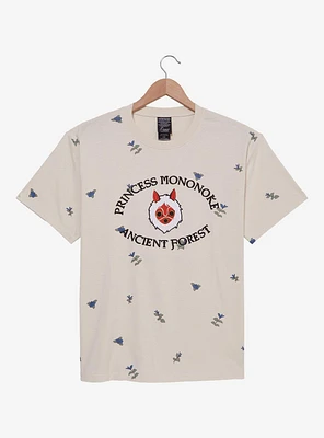 Our Universe Studio Ghibli® Princess Mononoke San's Mask Embroidered T-Shirt - BoxLunch Exclusive