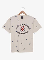 Our Universe Studio Ghibli® Princess Mononoke San's Mask Embroidered T-Shirt - BoxLunch Exclusive