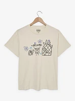 SpongeBob SquarePants DoodleBob Women's T-Shirt — BoxLunch Exclusive