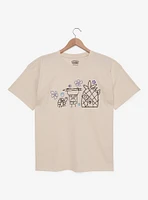 SpongeBob SquarePants DoodleBob Lineup Women's Plus T-Shirt — BoxLunch Exclusive