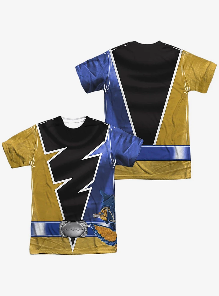 Mighty Morphin' Power Rangers Dino Fury Gold Ranger Sublimated T-Shirt