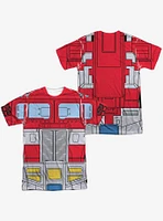 Transformers Optimus Prime Costume Sublimated T-Shirt