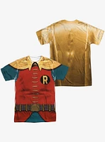 DC Comics Batman Classic TV Series Retro Robin Costume Print T-Shirt