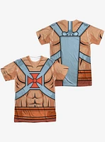 Masters Of The Universe Action Cartoon He-Man Costume Print T-Shirt