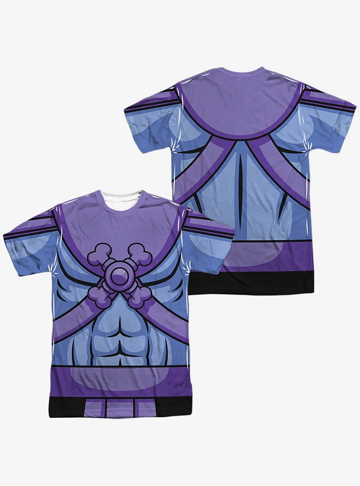 Masters Of The Universe Cartoon Skeletor Costume Print T-Shirt