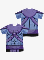 Masters Of The Universe Cartoon Skeletor Costume Print T-Shirt