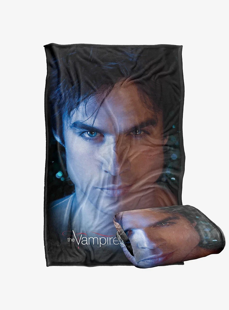 The Vampire Diaries Damon Eyes 36x58" Throw Blanket