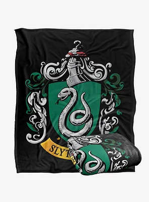 Harry Potter Slytherin Crest 50x60" Throw Blanket