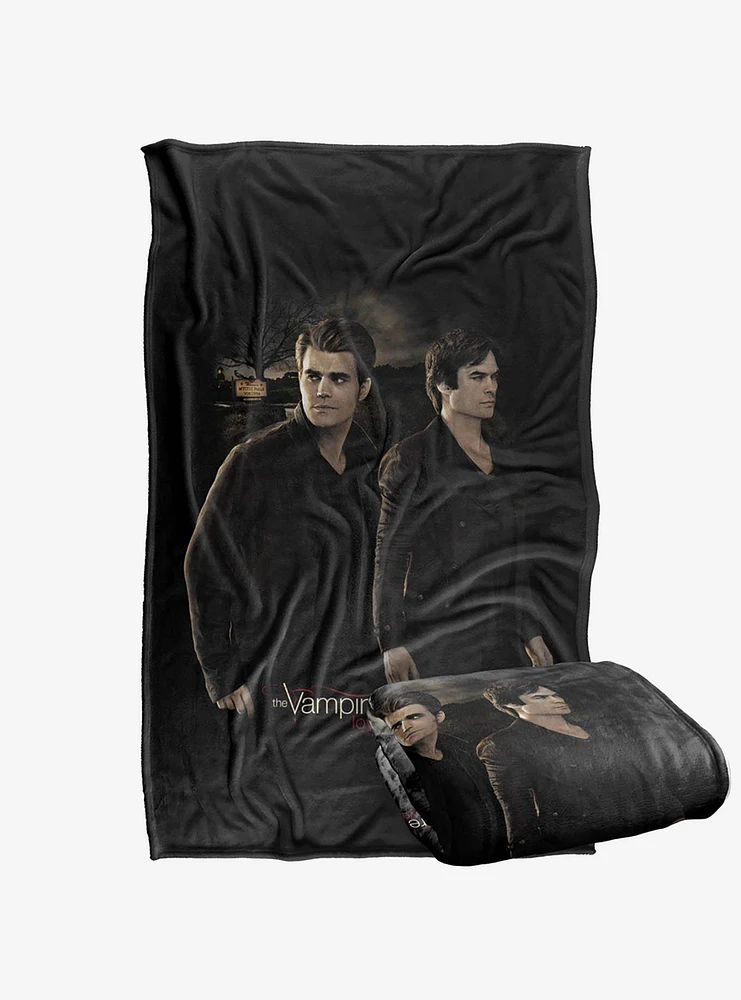 The Vampire Diaries Brothers 36x58" Throw Blanket