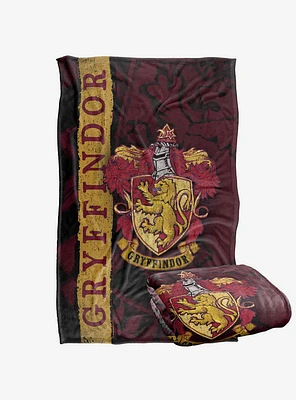 Harry Potter Gryffindor House Crest 36x58" Throw Blanket