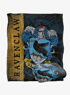 Harry Potter Ravenclaw House Crest 50x60" Throw Blanket