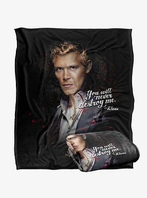 The Vampire Diaries Never Destroy 50x60" Throw Blanket