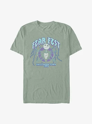 Disney The Nightmare Before Christmas Fear Of Lightning Garment Dye T-Shirt