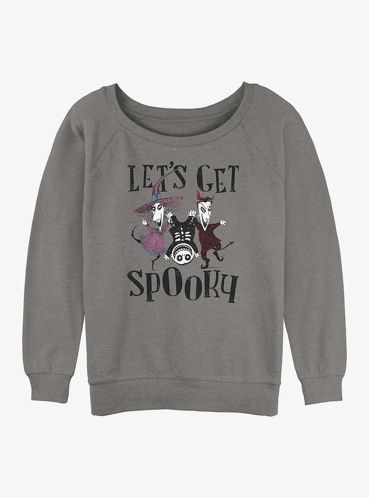 Disney The Nightmare Before Christmas Get Spooky Womens Slouchy Sweatshirt