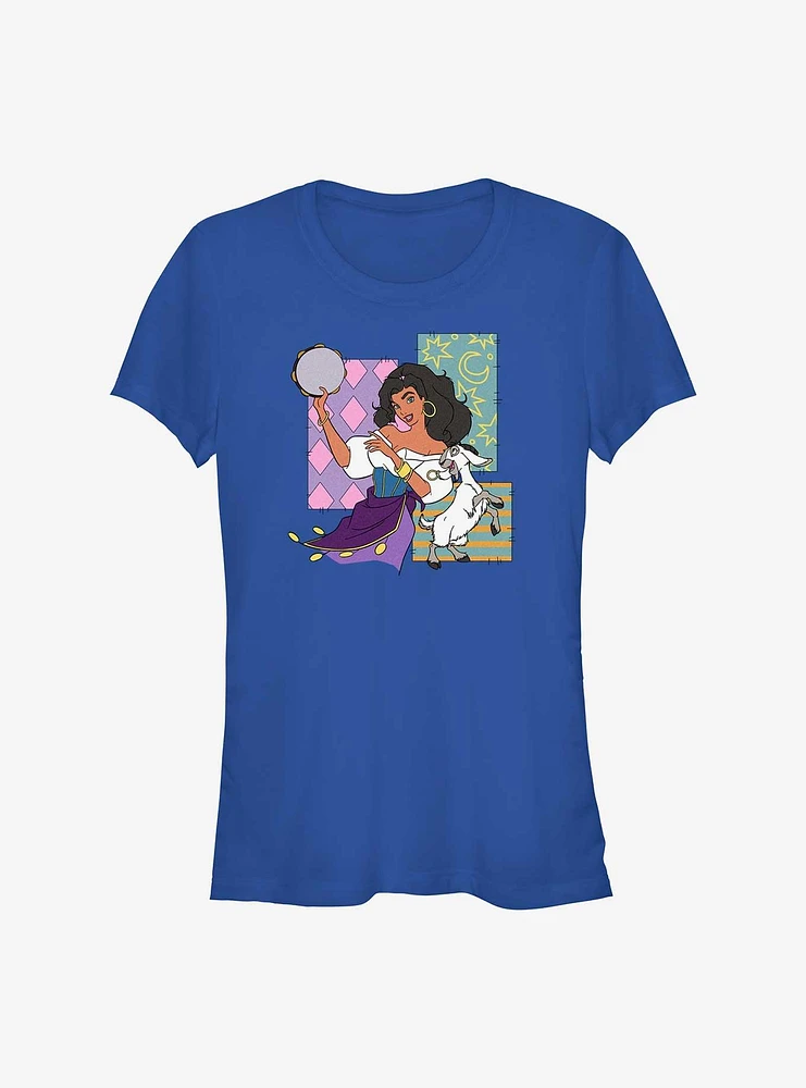 Disney The Hunchback Of Notre Dame Esmeralda Patchwork Girls T-Shirt