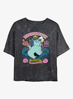 Disney Villains Thing Of Beauty Girls Mineral Wash Crop T-Shirt