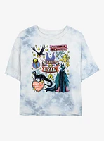 Disney Villains Mistress Of Evil Girls Tie-Dye Crop T-Shirt