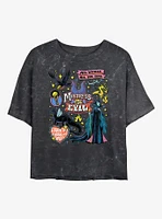 Disney Villains Mistress Of Evil Girls Mineral Wash Crop T-Shirt