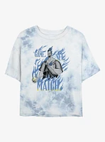 Disney Villains Game Set Match Girls Tie-Dye Crop T-Shirt