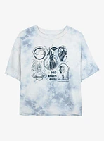 Disney Villains Bad Vibes Girls Tie-Dye Crop T-Shirt