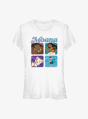 Disney Moana Boxed Up Characters Girls T-Shirt